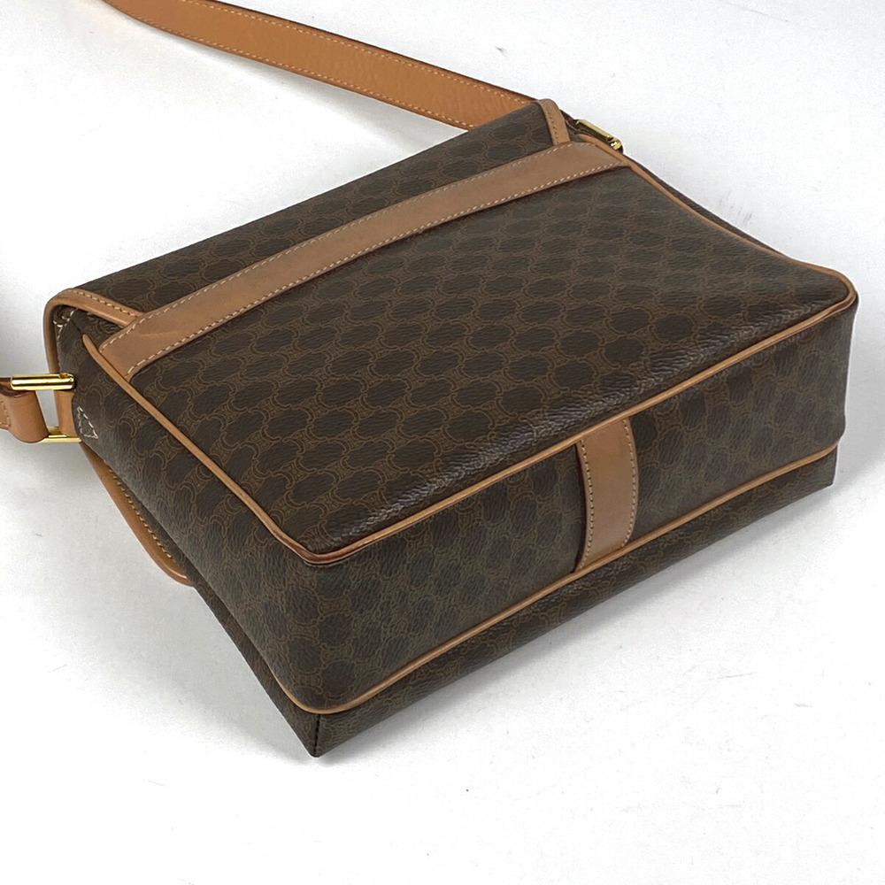 Celine Macadam shoulder bag cross Body Bum Crossbody Belt canvas brown - Picture 2 of 7